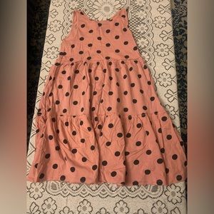 H&M Girls Polka Dot Short Sleeve Dress Size 8/10